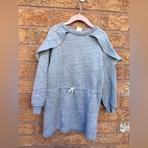 ▪️ Zara Jersey Ruffle‎ Detail Sweatshirt Dress